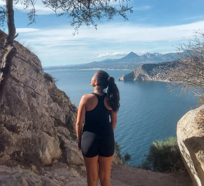 paisaje peñón de ifach