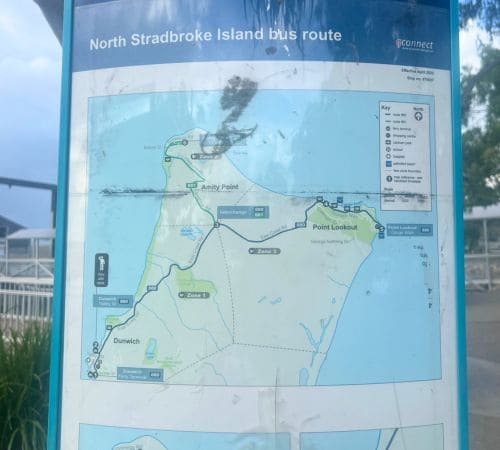 ruta de bus stradbroke island