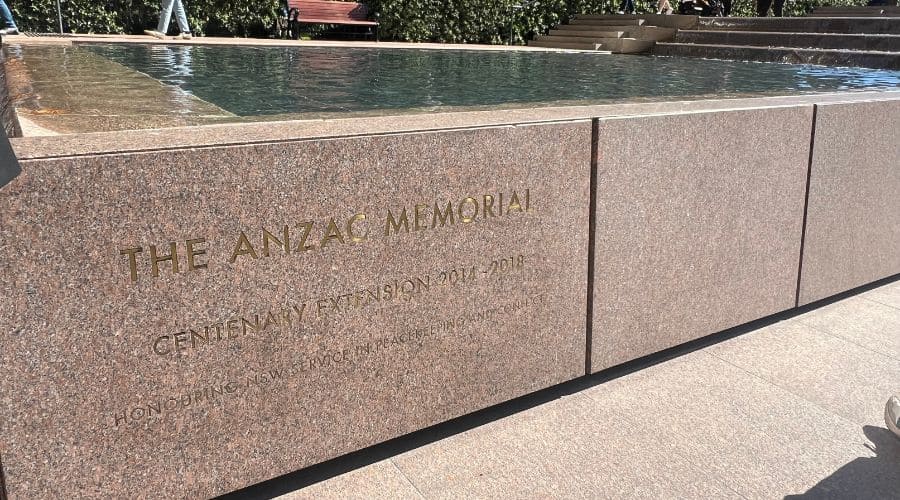 memorial anzac sydney