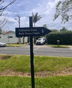indicaciones cathedral cove