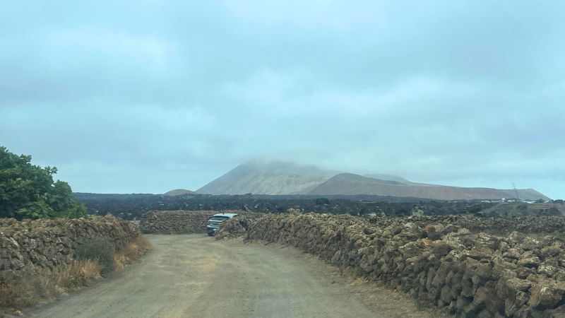 llegando al inicio de la ruta caldera blanca