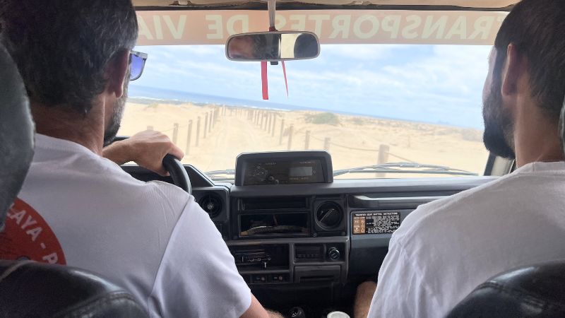 visitar la graciosa en 4x4