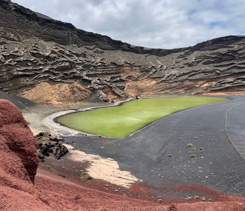 charco verde de lanzarote